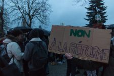 Mobilisation contre les nouvelles épreuves du bac au lycée Jean Vilar