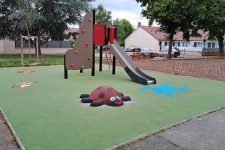 L’aire de jeux de la place de Gascogne a été rénovée